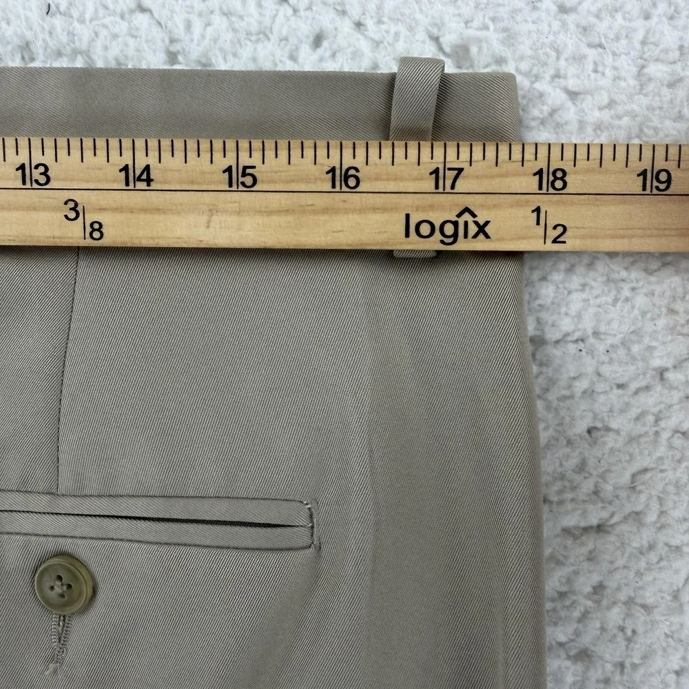 Vintage Levis Action‎ Jeans Mens 36x30 Beige Slim Fit Microfiber Office Y2K